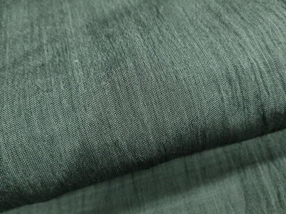 平和屋着物＊夏物　本場小千谷ちぢみ　革色　麻　逸品　CABJ1045th