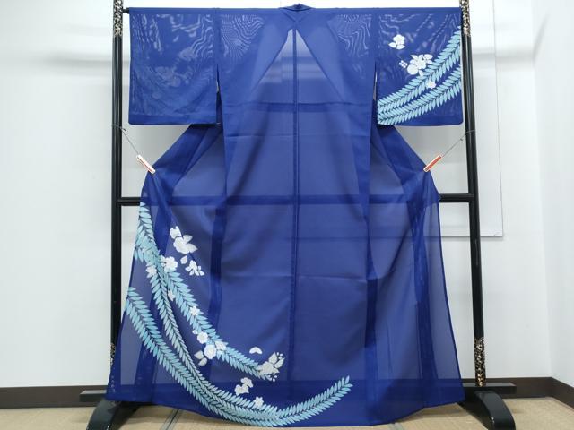 平和屋着物＊夏物　訪問着　絽　辻が花　洗える着物　CABJ1051th