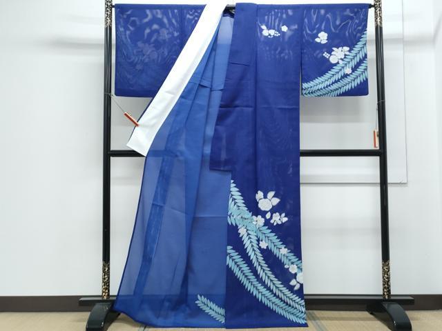 平和屋着物＊夏物　訪問着　絽　辻が花　洗える着物　CABJ1051th