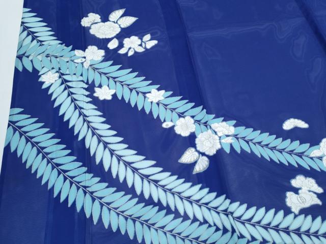平和屋着物＊夏物　訪問着　絽　辻が花　洗える着物　CABJ1051th
