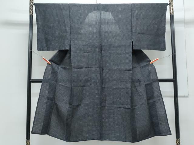 平和屋着物＊夏物　男性　上布　吉祥文　麻　逸品　CABJ1052th