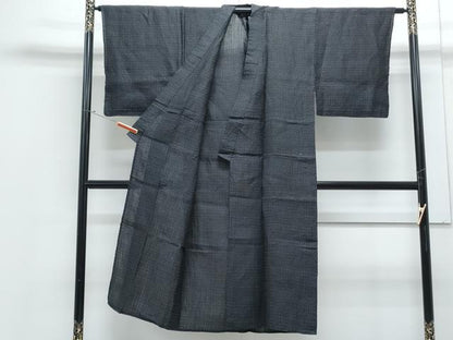 平和屋着物＊夏物　男性　上布　吉祥文　麻　逸品　CABJ1052th