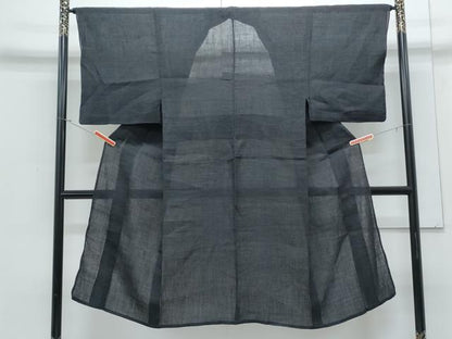 平和屋着物＊夏物　男性　上布　吉祥文　麻　逸品　CABJ1053th