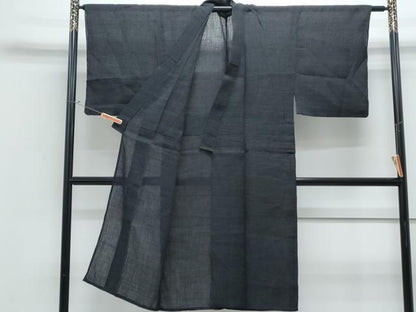 平和屋着物＊夏物　男性　上布　吉祥文　麻　逸品　CABJ1053th