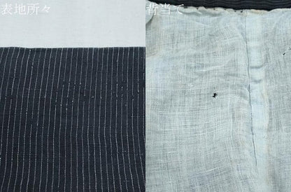 平和屋着物＊夏物　男性　上布　縞　正絹　逸品　CABJ1054th
