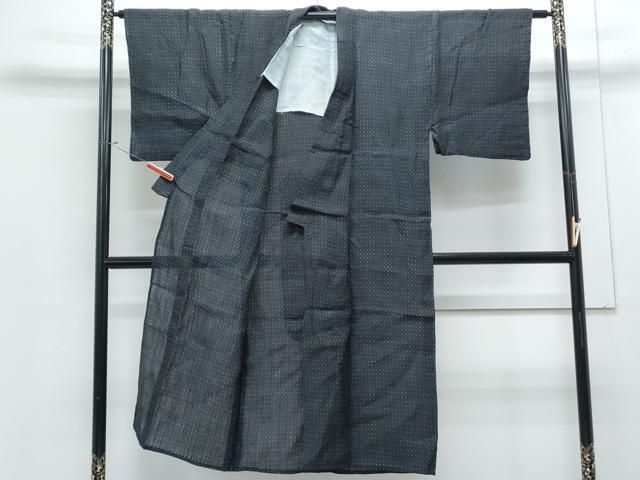 平和屋着物＊夏物　男性　上布　吉祥文　麻　CABJ1055th