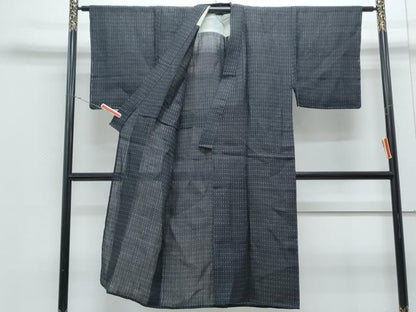 平和屋着物＊夏物　男性　上布　吉祥文　麻　逸品　CABJ1056th