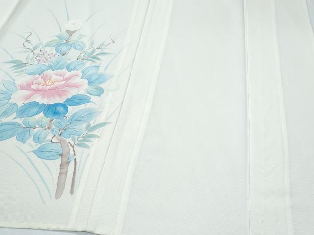 平和屋着物＊夏物　訪問着　絽　手描き　草花文　正絹　逸品　CABJ1061th