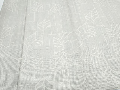 平和屋着物＊夏物　本場大島紬　夏大島　白大島　吉祥文　正絹　逸品　CABJ1062th