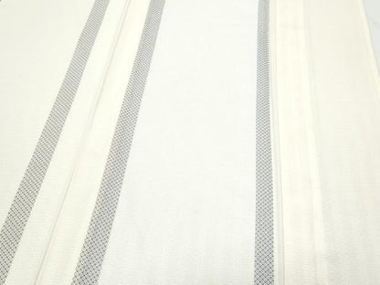 平和屋着物＊夏物　訪問着　刺繍　絽　草花文　正絹　逸品　CABJ1069th