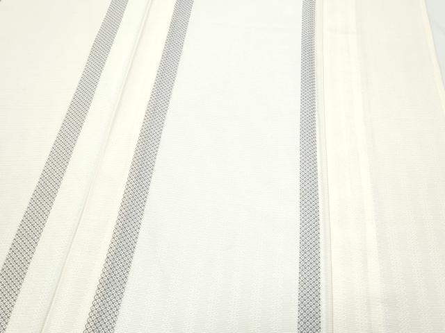 平和屋着物＊夏物　訪問着　刺繍　絽　草花文　正絹　逸品　CABJ1069th