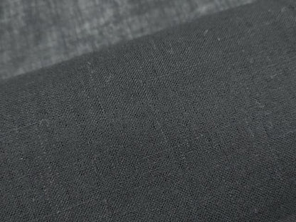 平和屋着物＊夏物　紗紬　暗黒色　正絹　逸品　CABJ1073th