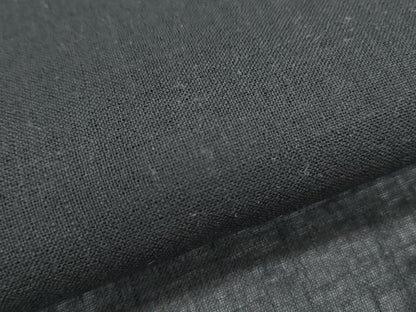 平和屋着物＊夏物　紗紬　暗黒色　正絹　逸品　CABJ1073th