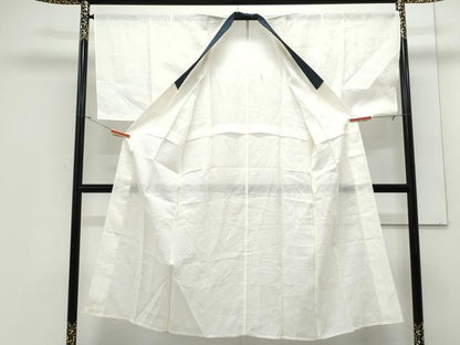 平和屋着物＊夏物　男性　長襦袢　絽　象牙色　麻　逸品　CABJ1074th