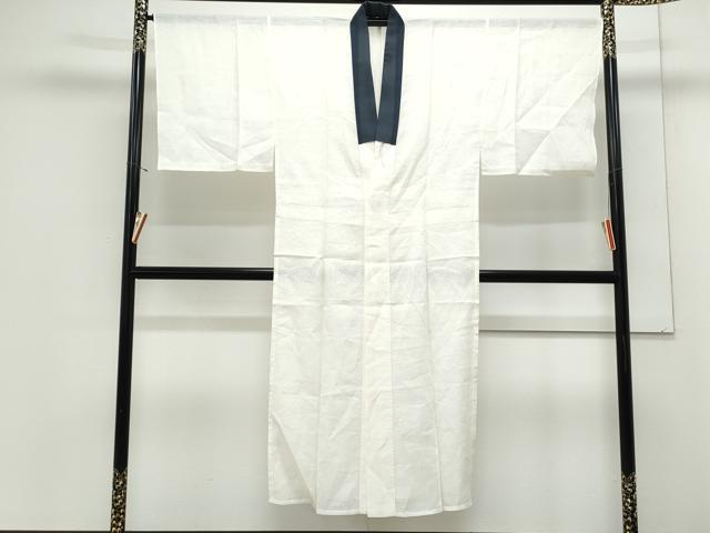 平和屋着物＊夏物　男性　長襦袢　絽　象牙色　麻　逸品　CABJ1074th
