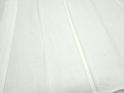 平和屋着物＊夏物　男性　長襦袢　絽　象牙色　麻　逸品　CABJ1074th