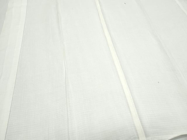 平和屋着物＊夏物　男性　長襦袢　絽　象牙色　麻　逸品　CABJ1074th