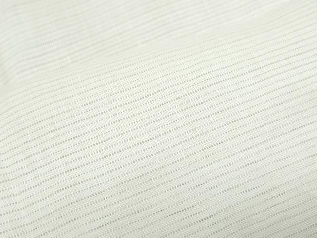 平和屋着物＊夏物　男性　長襦袢　絽　象牙色　麻　逸品　CABJ1074th