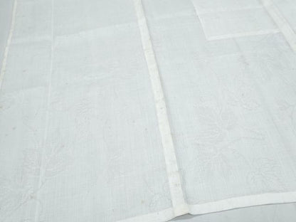 平和屋着物＊夏物　長襦袢　草葉紋紗　象牙色　CABJ1077th