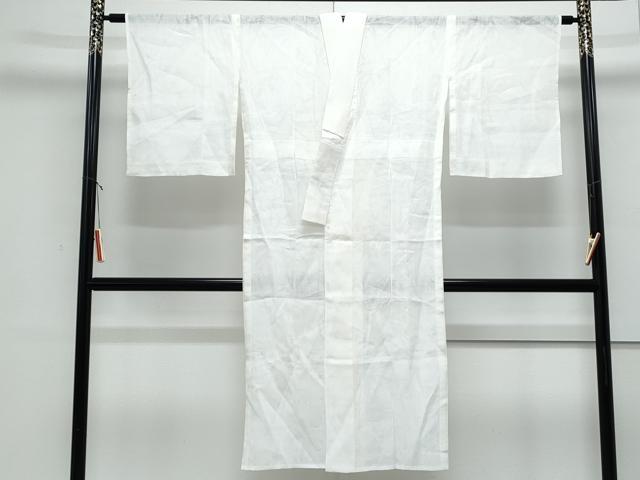 平和屋着物＊夏物　長襦袢　笹紋紗　象牙色　CABJ1079th