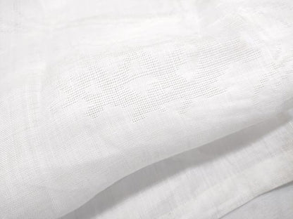 平和屋着物＊夏物　長襦袢　流水紋紗　象牙色　麻　逸品　CABJ1080th
