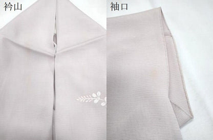平和屋着物＊夏物　訪問着　絽　草花文　正絹　逸品　CABJ1084th