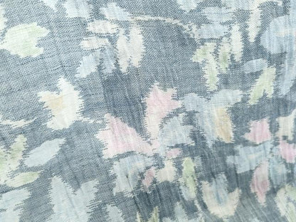 平和屋着物＊夏物　本場小千谷ちぢみ　草花文　麻　逸品　CABJ1088th