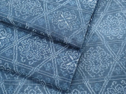 平和屋着物＊夏物　本場小千谷ちぢみ　籬花文　麻　逸品　CABJ1094th