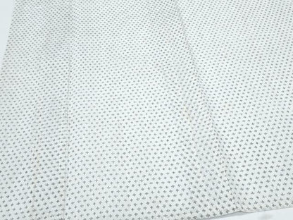 平和屋着物＊夏物　男性　本場小千谷ちぢみ　蚊絣　証紙付き　麻　逸品　CABJ1096th