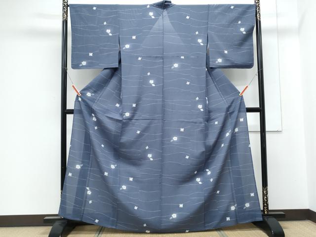 平和屋着物＊夏物　小紋　絽　辻が花　正絹　逸品　CABJ1097th