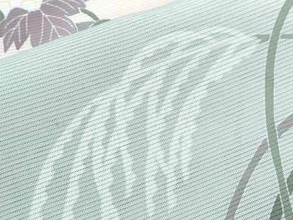 平和屋着物＊夏物　訪問着　絽　友禅　葡萄蔦の葉文　暈し染め　正絹　逸品　CABJ1105th