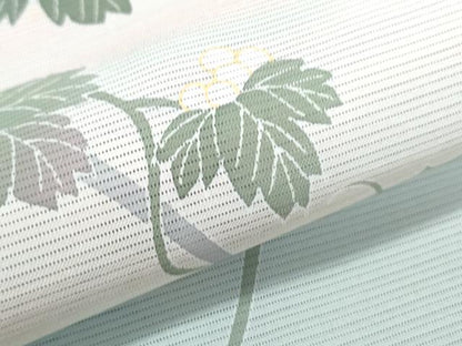 平和屋着物＊夏物　訪問着　絽　友禅　葡萄蔦の葉文　暈し染め　正絹　逸品　CABJ1105th