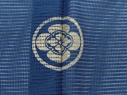 平和屋着物＊夏物　色無地　絽　瑠璃紺色　洗える着物　CABJ1110th