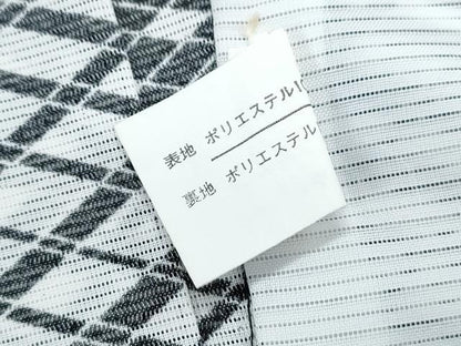 平和屋着物＊夏物　小紋　絽　菱文　洗える着物　CABJ1112th