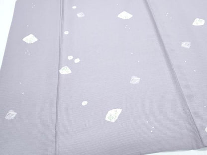 平和屋着物＊夏物　小紋　絽　破れ色紙花文　正絹　逸品　CABJ1139th