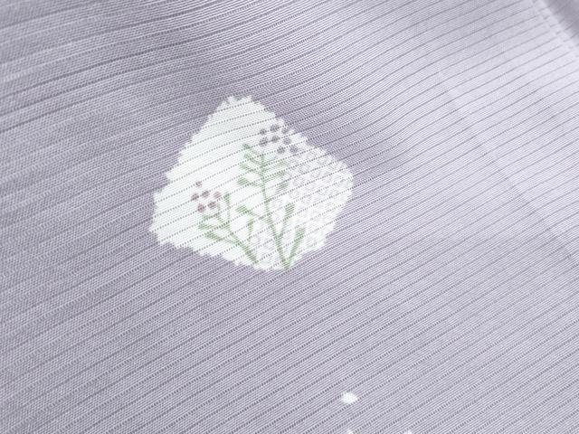 平和屋着物＊夏物　小紋　絽　破れ色紙花文　正絹　逸品　CABJ1139th