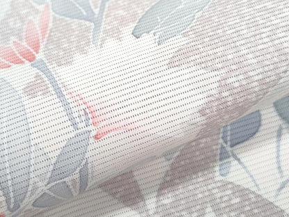 平和屋着物＊夏物　訪問着　絽　草花シルエット　草花文　暈し染め　やまと誂製　正絹　逸品　CABJ1141th