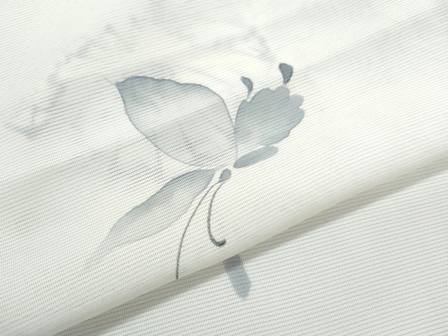 平和屋着物＊夏物　訪問着　絽　手描き　花蝶文　正絹　逸品　CABJ1145th