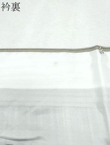 平和屋着物＊夏物　お召　縦絽　縞　正絹　逸品　CABJ1153th