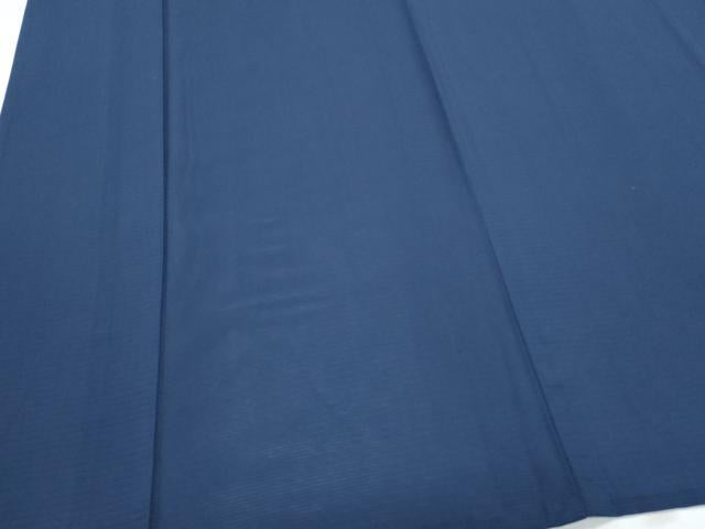平和屋着物＊夏物　色無地　絽　留紺色　正絹　逸品　CABJ1161th