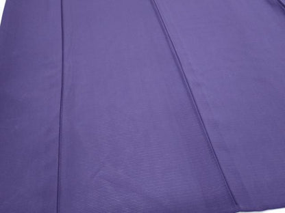 平和屋着物＊夏物　色無地　駒絽　葡萄色　さが美扱い　反端付き　正絹　逸品　CABJ1162th