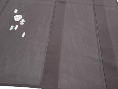 平和屋着物＊夏物　訪問着　絽　陶器花文　正絹　逸品　CABJ1166th
