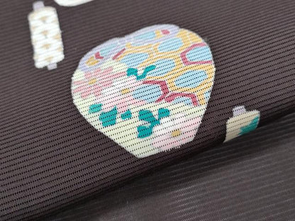 平和屋着物＊夏物　訪問着　絽　陶器花文　正絹　逸品　CABJ1166th