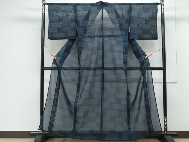 平和屋着物＊夏物　紗紬　吉祥文　正絹　逸品　CABJ1175th