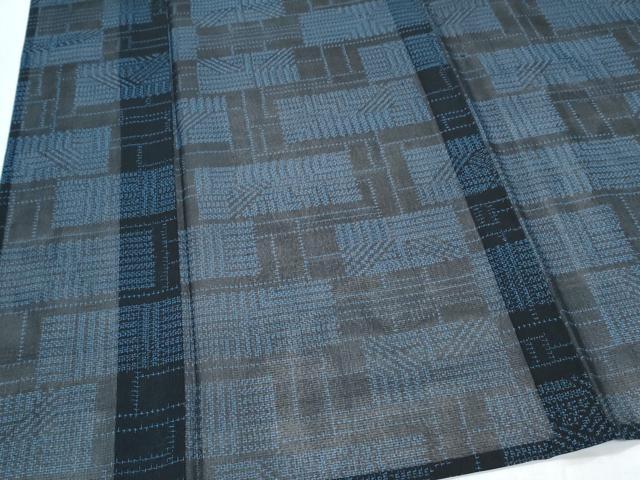 平和屋着物＊夏物　紗紬　吉祥文　正絹　逸品　CABJ1175th
