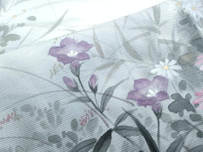 平和屋着物＊夏物　訪問着　絽　手描き　草花文　暈し染め　鈴乃屋扱い　正絹　逸品　CABJ1176th