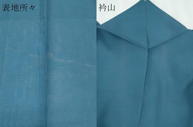平和屋着物＊夏物　訪問着　絽　刺繍　陶器花文　暈し染め　正絹　逸品　CABJ1179th