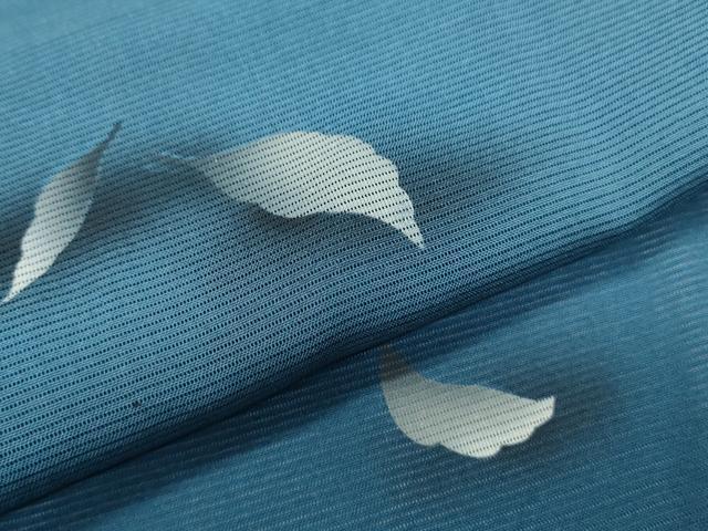 平和屋着物＊夏物　訪問着　絽　刺繍　陶器花文　暈し染め　正絹　逸品　CABJ1179th