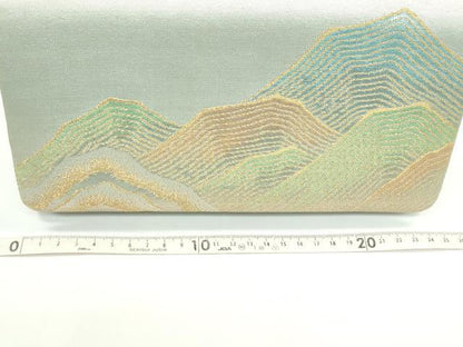 平和屋着物▼和装小物　和装バッグまとめて４点　ハンドバッグ　遠山文　霞文　菱花文　礼装　金銀糸　逸品　CABJ1217ju