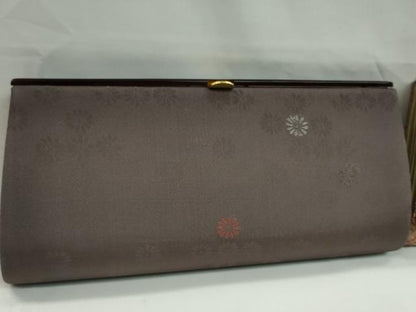 平和屋着物▼和装小物　和装バッグまとめて４点　ハンドバッグ　枝花文　毘沙門亀甲　吉祥文　礼装　金銀糸　逸品　CABJ1219ju